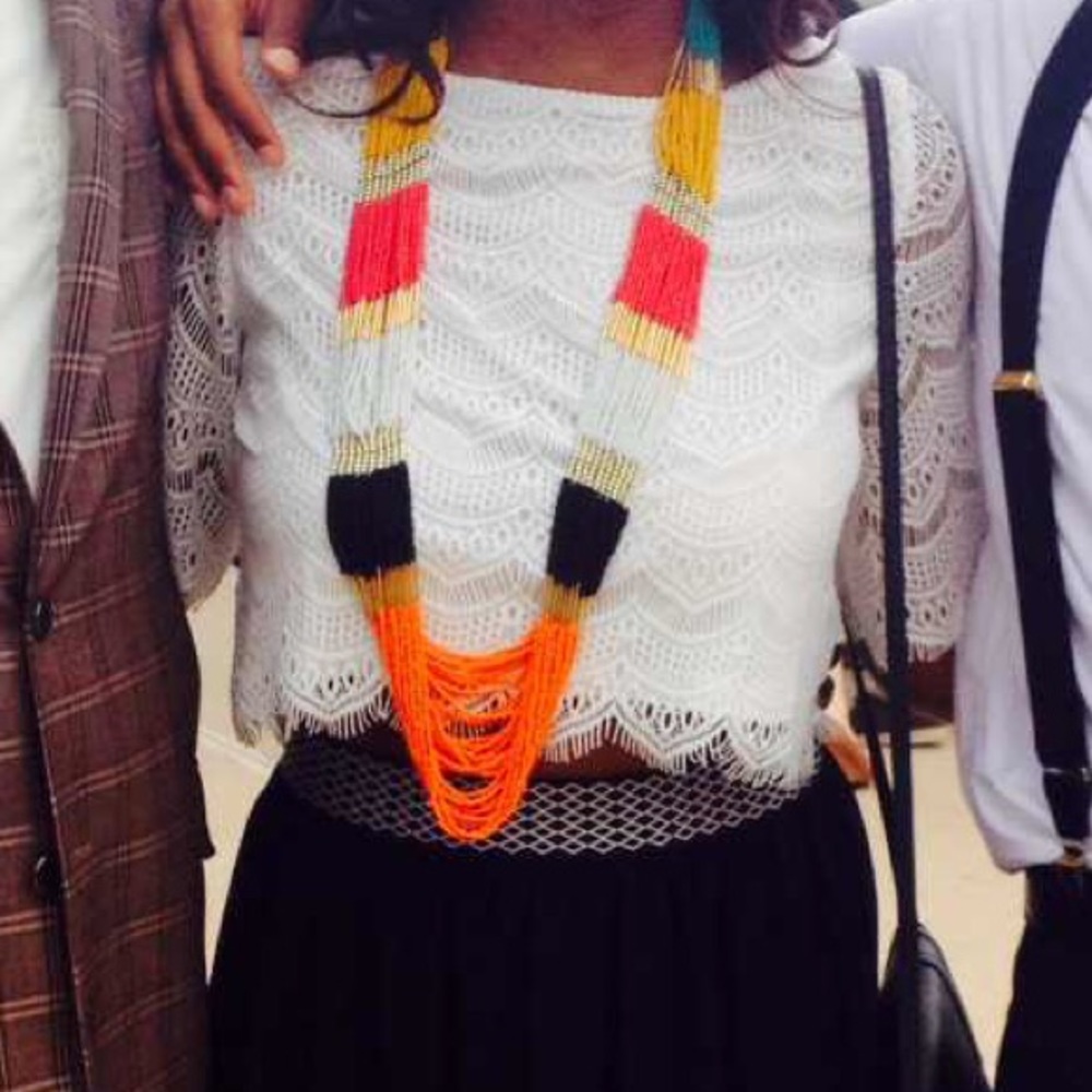 Colorful Beaded long necklace